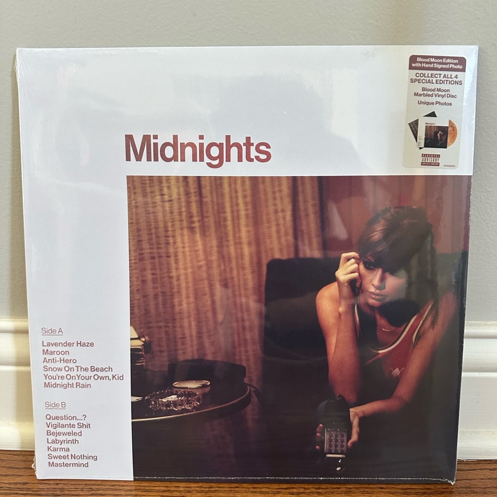 SIGNED Midnights Vinyl Record